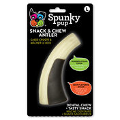 Spunky Pup Snack & Chew Antler, Large